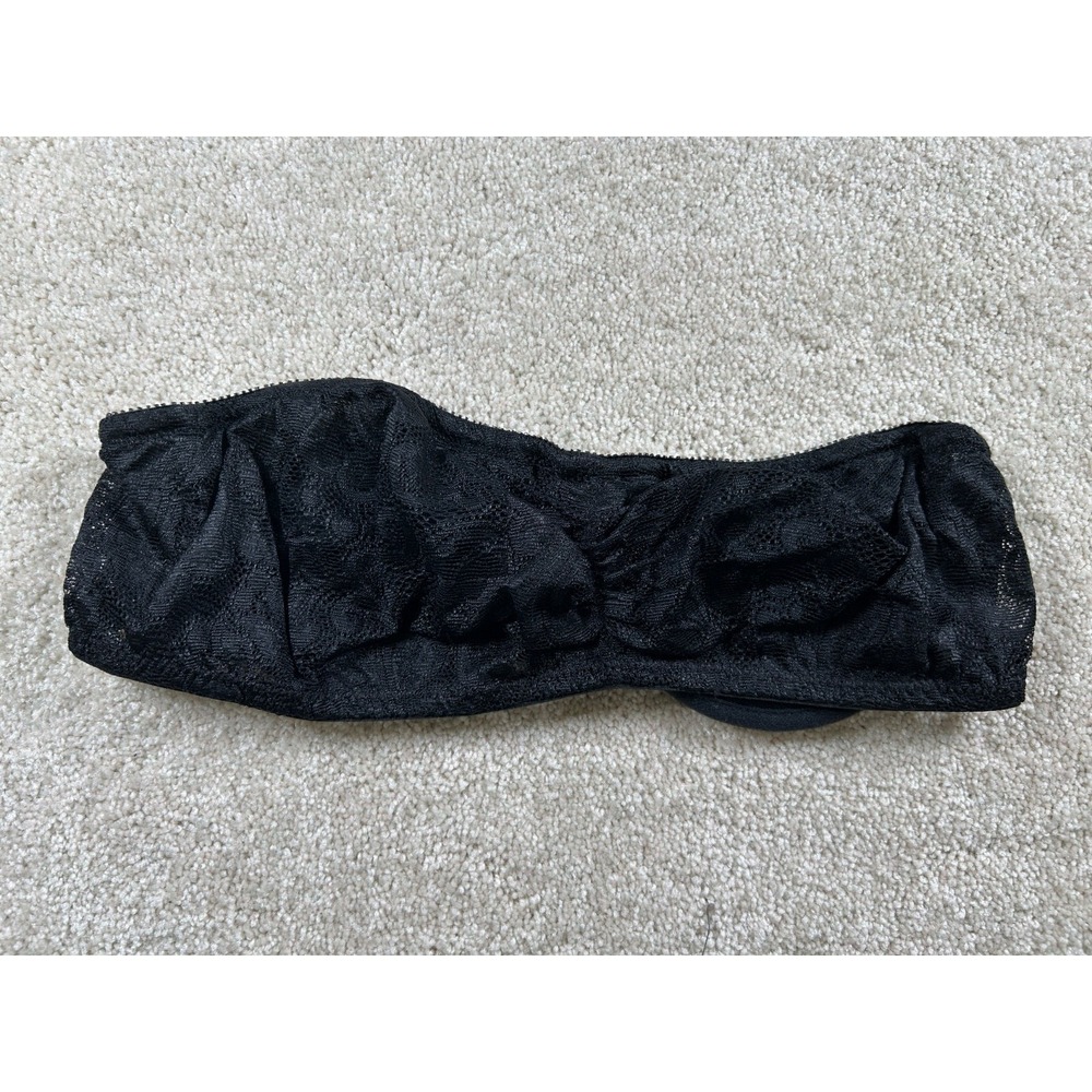 Vintage Warners Naked Lace Bra Size 36 Black Style 01126 Fully Lined‎ Underwire